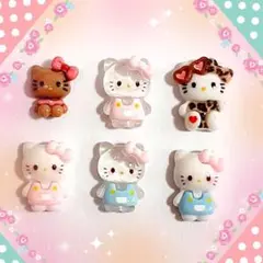 767m　キティちゃん　キティ　ネイルパーツキャラクター　キラキラmix　日焼け