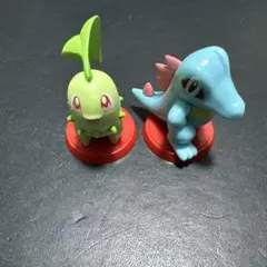 ポケモン　チョコエッグ　旅立ちの3匹　チコリータ　ワニノコ　2個セット