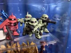機動戦士ガンダム ザク ガチャポン4体セット