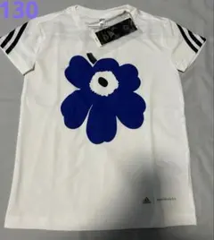 【新品未使用】adidas marimekko コラボ　Tシャツ　130
