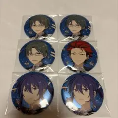 あんスタ　スタライ缶バッジ6点セット 紅月　蓮巳敬人　神崎颯馬　鬼龍紅郎