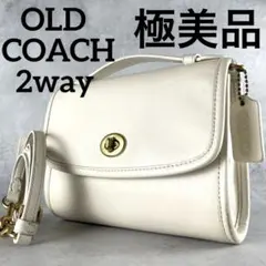 極美品✨コーチ 2way ショルダーバッグ ハンドバッグ ターンロック 3486