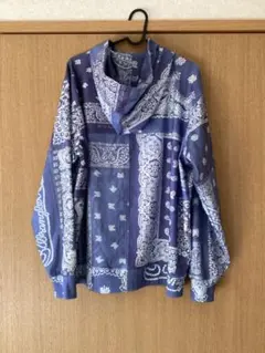 TALKING ABOUT THE ABSTRACTION バンダナ柄パーカー