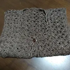 手編み ベスト