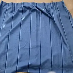 青系ストライプ ドレープカーテン　100×115