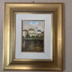 ☆イタリア フィレンチェ 銀板画 銀製 925 風景画 額装 - メルカリ