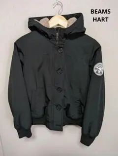 beams heart ボア ダウンジャケット S レディース ブルゾン