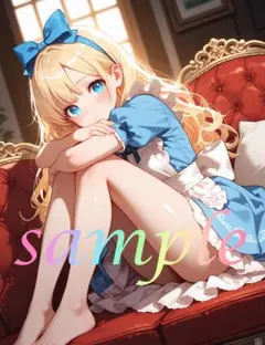 c963 かわいい イラスト アニメ A4ポスター