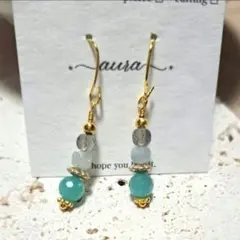 ハンドメイド ピアス イヤリング 天然石ピアス 天然石イヤリング 天然石