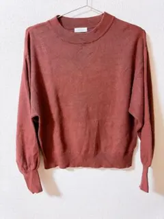 ‼️今月末で掲載削除‼️LOWRYS FARM ブラウン長袖ニット