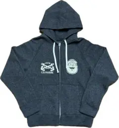 極美品！【キャプテンサンタ/ウールパーカー 】メンズ サイズS ダークグレー