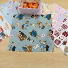 ★A308★ カットクロス/プリント生地/国産/25cm×25cm/10点