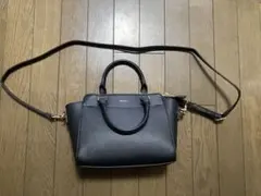 値下げ　ハンドバッグ 合成皮革 チャーム付き　Honeys