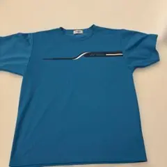 YONEX 青 ストライプ Tシャツ M