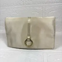 ブルガリ サテンポーチ エミレーツ航空 アメニティ パールホワイト