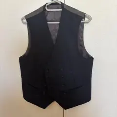 オリヒカ　メンズ スーツベスト ネイビー