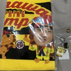 m*e様 阪神タイガース 沖縄風選手フェイスタオル 坂本誠志郎 12 ウル虎　キ