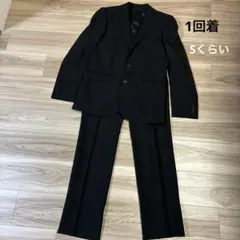 ヴェルサーチ ブラック 3釦 スーツ 冠婚葬祭 48 - メルカリ