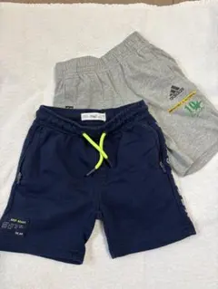ZARA adidas ハーフパンツ 100cm-110cm 2枚セット