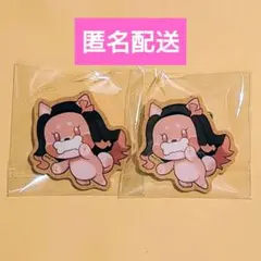 鬼滅　竈門禰豆子　アニマルクッキーバッジ　バレンタイン　ホワイトデー
