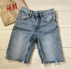 H&M ストレッチデニム ハーフパンツ　エイチアンドエム　銀座　未使用