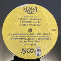 T&A TECHNICS/TITTWSORTH/SCOTTIE B 12インチ