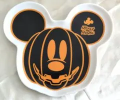 Disney ミッキーマウス ハロウィン 顔型プレート G 箱が少し汚れありますのサムネイル