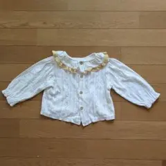 フリル襟バルーンスリーブシャツ