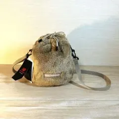 ニューバランス　ボア　ショルダーバッグ　バッグ　ベージュ