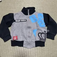BABY DOLL ジャケット 100cm グレー/ネイビー
