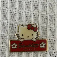 ハローキティ ピンバッジ 1997年製　平成レトロ
