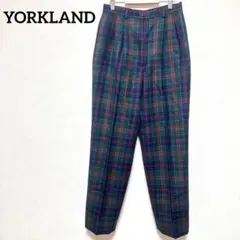 YORKLAND　ヨークランド　スラックス　タータンチェック柄　L １１号