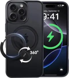 CASEKOO iPhone 15 Pro 用 ケース 超強磁力 MagSafe