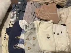 子供服　まとめ売り　ロンパース　70〜80 11点