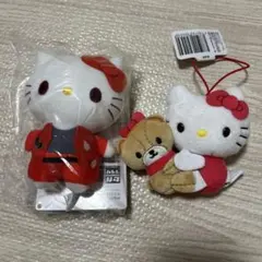 ハローキティ　タイニーチャム　カラフルペアマスコット　ゆるかわ　やんちゃver.