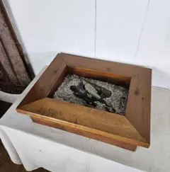 【美品•希少品】欅 (ケヤキ) 組継 長火鉢 関東火鉢 囲炉裏 美品•希少品】欅 (ケヤキ) 組継 長火鉢 関東火鉢 囲炉裏 楽天