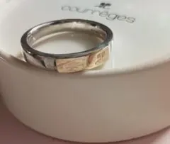 タイムセール♡クレージュ Pt900 リング 17号 クロスデザイン シンプル 