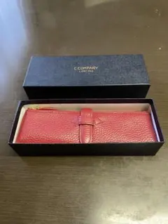 み*ー様 C COMPANY LIMITED 本革 ペンケース レッドのサムネイル