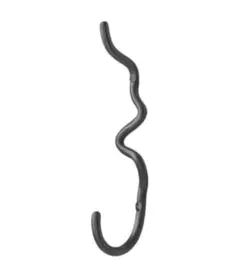 ♦︎ Ferm LIVING カーブフック ブラック 北欧 タオル　洋服掛け