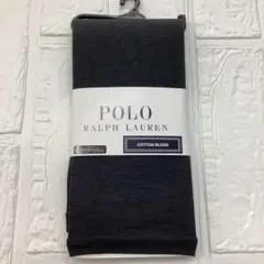 POLOラルフローレン　綿混　薄手　10分丈　レギンス　M〜L ブラック