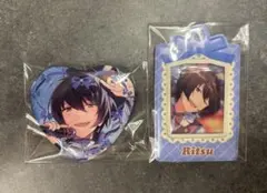 あんスタ ラメキラハート缶バッジ＆ミニカードホルダー 朔間凛月