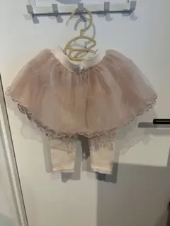 petit main チュールスカート付きレギンス 90cm
