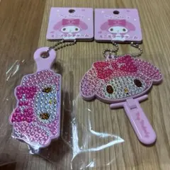 サンリオ　マイメロ　キラデコ ミニミラーチャーム ミニブラシチャーム サンリオ