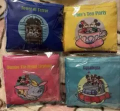 東京ディズニーリゾート限定　カプセルトイエコバッグ　4色セット 新品