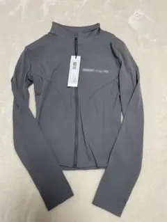 新品 ALMOORE スタイルアップトップス L グレー