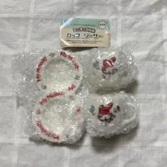 サンリオ ミニチュア陶器 カップ&ソーサー マイメロディ