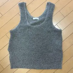 しまむら ペーパーヤーンビスチェ/ベスト