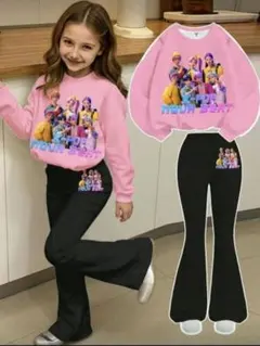 デーモンハンターズ KPOPガールズ トレーナー 長ズボン パンツ 120