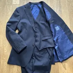 JUNKO SHIMADA スーツ 3ピース タスマニアブレンド ネイビー A6