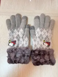 スヌーピー 手袋 スマホ対応